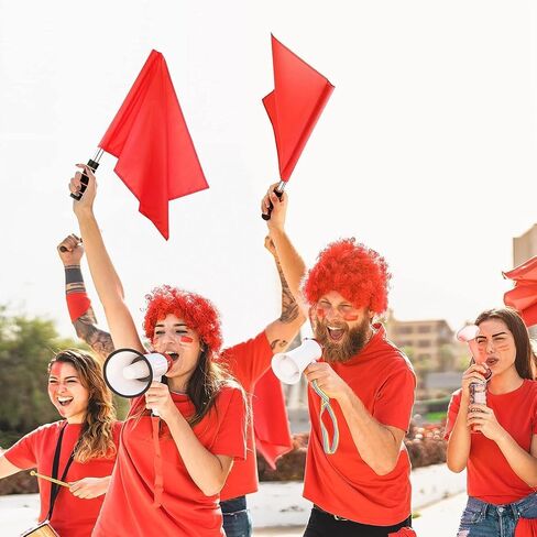 4 قطع من أعلام الحكم، علم رياضي من الفولاذ المقاوم للصدأ، علم يد للأداء الرياضي، علم المنافسة الرياضية لكرة القدم، الكرة الطائرة، أعلام قيادة Linesman in Kuwait