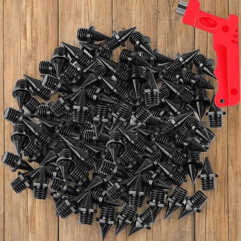 100pcs Steel Hard Track Off-Road Nail Shoes, with Nail Wrench for Sprint Sports Sprint Shoes to Replace Nail Shoes in Saudi Arabia