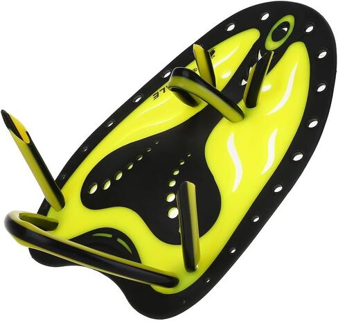 VGEBY Swimming Hand Paddles, Adjustable Diving Training Hand Fin Flippers Gloves Equipment(S-Yellow) Swim Paddles for Lap Swimming Swim Paddles Training in Saudi Arabia