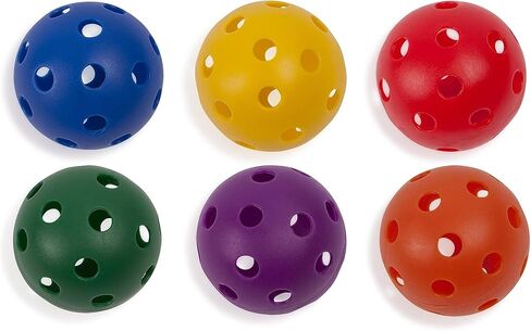 Champion Sports SBS1SET Scoop Ball Set, Plastic, Assorted Colors, 2 Scoops/1 Ball Per Set, 6 Sets in Kuwait