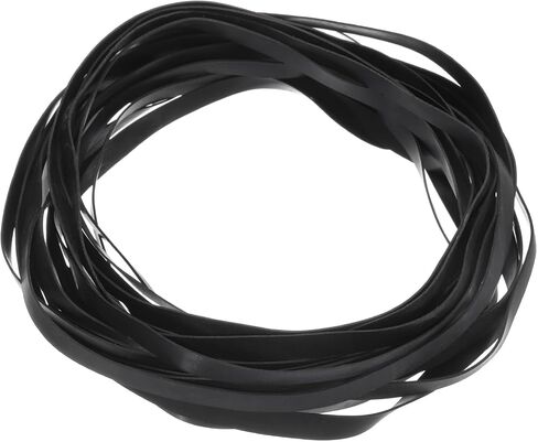 uxcell 20 Pcs Turntable Belt, Folded Length 110-145mm Rubber Belts Replacement Machine Recorder Rubber Belt Record Player Fit for All Kinds of Belt-Driven Turntables, Width 5mm in Saudi Arabia