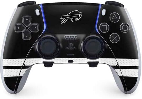 Skinit Decal Gaming Skin Compatible with PS5 DualSense Edge Pro Controller - Officially Licensed NFL Buffalo Bills Shutout Design in Saudi Arabia