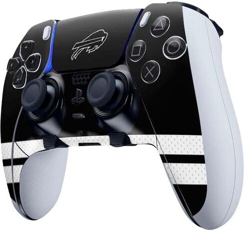 Skinit Decal Gaming Skin Compatible with PS5 DualSense Edge Pro Controller - Officially Licensed NFL Buffalo Bills Shutout Design in Saudi Arabia
