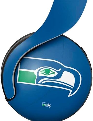 Skinit Decal Gaming Skin Compatible with Pulse 3D Wireless Headset for PS5 - Officially Licensed NFL Seattle Seahawks Black & White Design in Saudi Arabia