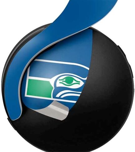 Skinit Decal Gaming Skin Compatible with Pulse 3D Wireless Headset for PS5 - Officially Licensed NFL Seattle Seahawks Black & White Design in Saudi Arabia