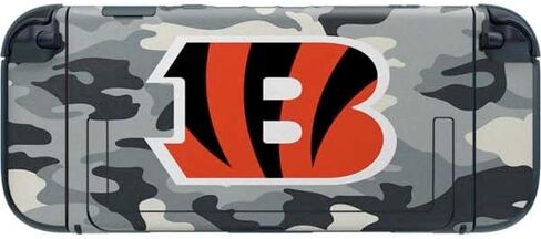 غلاف Skinit المخصص للألعاب متوافق مع Nintendo Switch 2 (2025) مع Joy-Con - تصميم مرخص رسميًا من NFL Cincinnati Bengals in Saudi Arabia