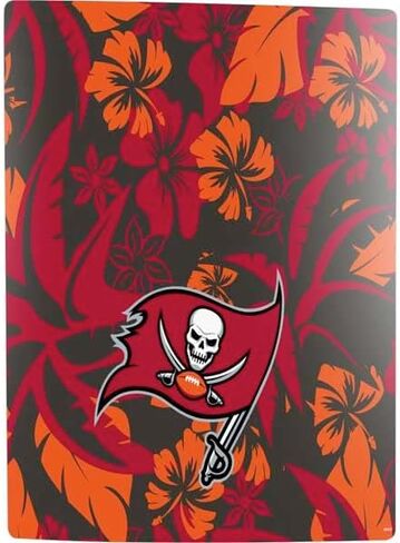 ملصق Skinit المخصص للألعاب متوافق مع حزمة الإصدار الرقمي لجهاز PS5 - تصميم شعار كبير مرخص رسميًا من NFL Tampa Bay Buccaneers in Kuwait