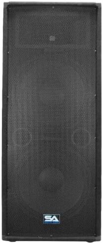 الصوت الزلزالي - SA-155T-PKG21 - زوج من مكبرات الصوت Dual15 PA/DJ مع كابلين مكبر صوت مقاس 25 بوصة - حزمة سماعات وكابلات PA مزدوجة مقاس 15 بوصة in Saudi Arabia
