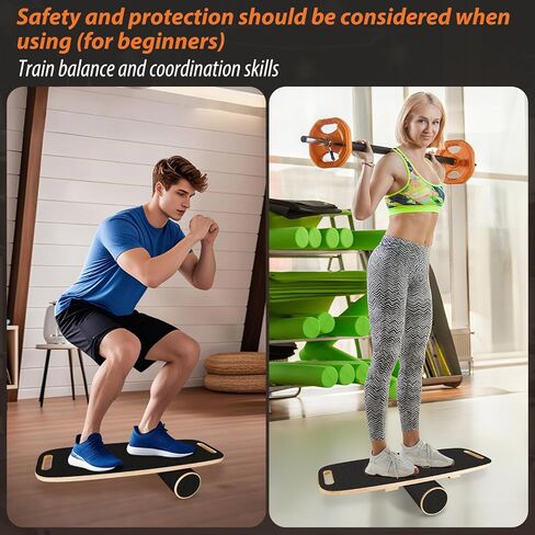 مدرب التوازن، مدرب التوازن لركوب الأمواج مع سدادات قابلة للتعديل - 3 خيارات مختلفة للمسافات، ألواح توازن خشبية، مدرب التوازن لركوب الأمواج، وتمارين اللياقة البدنية، والتدريب على الجليد in Kuwait