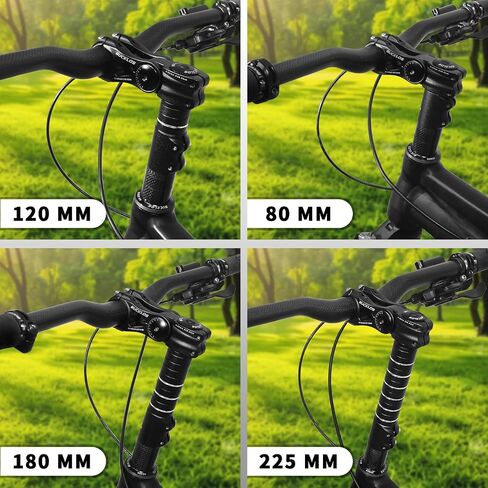 BUCKLOS Bike Stem Riser Extender MTB, 1-1/8" 28.6mm Bike Fork Stem, Handlebar Stem Aluminum Adapter for Mountain Bike, Road Bike, MTB, BMX in Saudi Arabia
