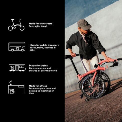 Brompton Folding Commuter Bike C Line 12-Speed | Compact, Lightweight, Urban Bike for Adults in Saudi Arabia