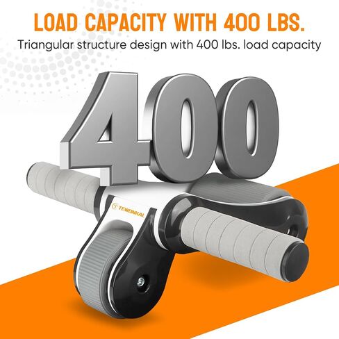 Portable Ab Roller Wheel with Knee Pad & Storage Bag, Foldable Design Quiet Wheels with Smooth Bearings, At Home Gym Travel for Strength Training in Saudi Arabia