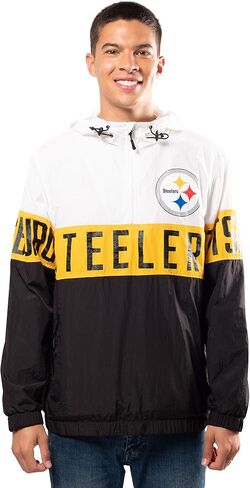 Ultra Game Adults NFL Official Smashing Records Satin Jacket in Saudi Arabia