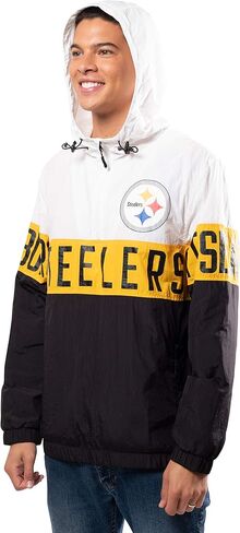 Ultra Game Adults NFL Official Smashing Records Satin Jacket in Saudi Arabia