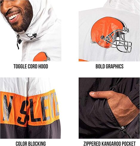 Ultra Game Adults NFL Official Smashing Records Satin Jacket in Saudi Arabia