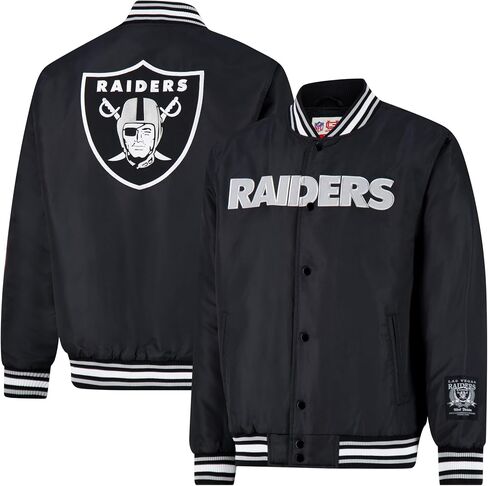 Ultra Game Adults NFL Official Smashing Records Satin Jacket in Saudi Arabia