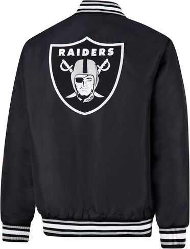 Ultra Game Adults NFL Official Smashing Records Satin Jacket in Saudi Arabia
