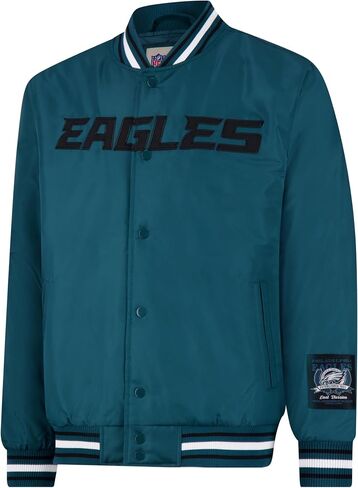 Ultra Game Adults NFL Official Smashing Records Satin Jacket in Saudi Arabia