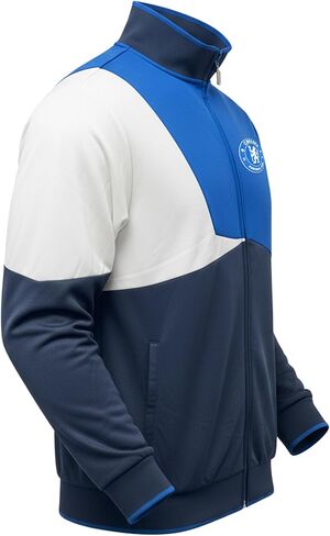 Icon Sports Chelsea Track Jacket – Adult Sizes, Official Chelsea FC Zip-Up Training Jacket in Saudi Arabia