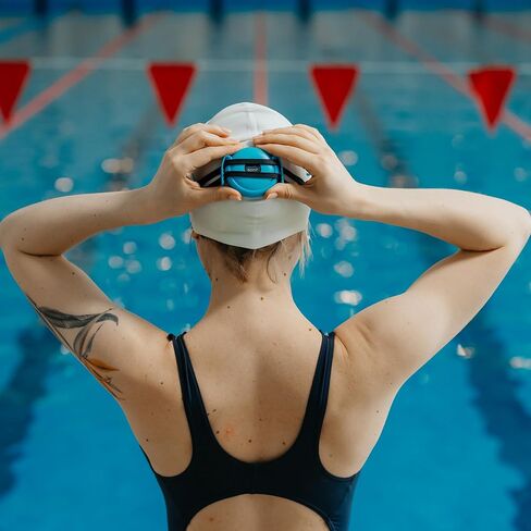 جهاز تواصل مدرب السباحة SONR، مقاوم للماء، جهاز اتصال تحت الماء، السباحة، السباحة، هدايا المدرب، توصيل العظام، التدريب في الوقت الحقيقي، سماعات الرأس، المسرع (أزرق محيطي) in Kuwait