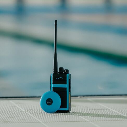 جهاز تواصل مدرب السباحة SONR، مقاوم للماء، جهاز اتصال تحت الماء، السباحة، السباحة، هدايا المدرب، توصيل العظام، التدريب في الوقت الحقيقي، سماعات الرأس، المسرع (أزرق محيطي) in Kuwait