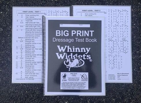Big Print Dressage Test Book (2023-2027) in Saudi Arabia
