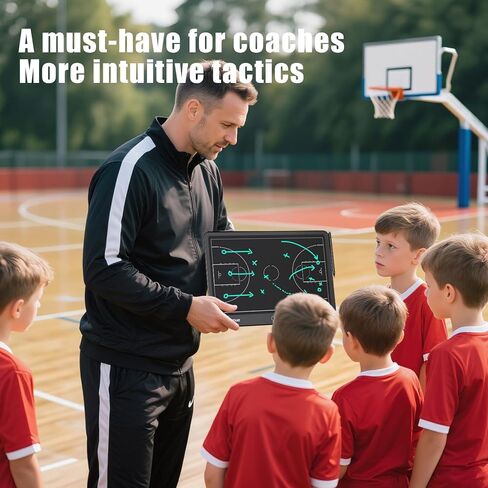 لوحة تدريب كرة السلة الإلكترونية - لوحة تكتيكات كرة السلة LCD مقاس 16 بوصة مع قلم ستايلس، أساسيات مدرب كرة السلة in Kuwait