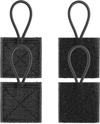 4 Pcs Mic Clips Black Radio Mic Holders for Keeps Two Way Mics Super Strong Stitches No Breaking Durable Microphone Radio Holder for Vest Accessories in Saudi Arabia