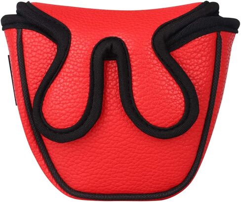 Big Teeth Golf Mallet Putter Cover Headcover Club Protector Magnetic Closure Don't FIT Iron Material Putter for Scotty Cameron Taylormade Odyssey 2 Ball Club in Saudi Arabia