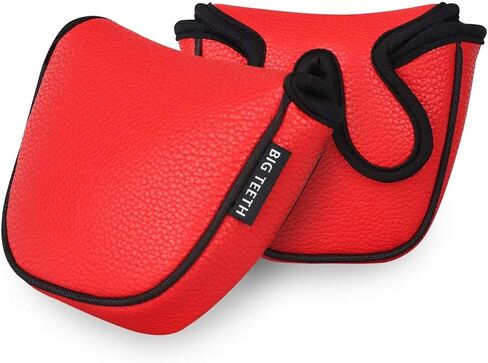 Big Teeth Golf Mallet Putter Cover Headcover Club Protector Magnetic Closure Don't FIT Iron Material Putter for Scotty Cameron Taylormade Odyssey 2 Ball Club in Saudi Arabia