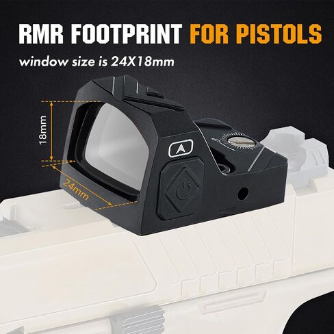 ohhunt 2 MOA Reflex Sight Shake Awake Optic Compatible with Picatinny/RMR in Kuwait