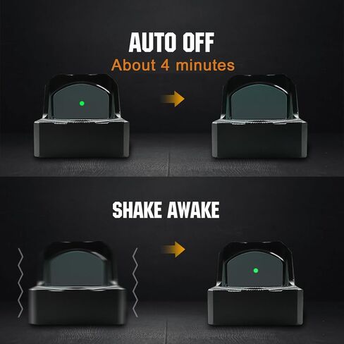 ohhunt 2 MOA Reflex Sight Shake Awake Optic Compatible with Picatinny/RMR in Kuwait