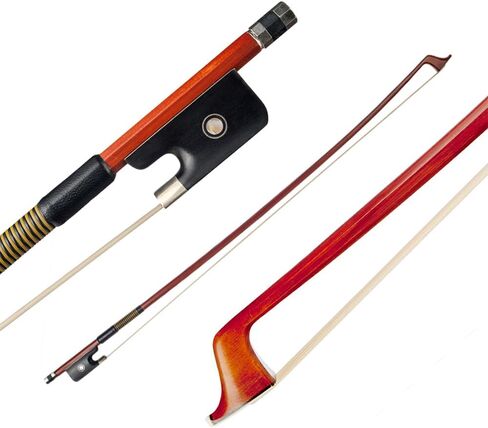 Eujgoov Viola Bow Brazilwood 4/4 Light Weight Bow with Mongolian Horsehair Frog for 14-17 Inch Viola Orchestral Strings Accessories in Saudi Arabia