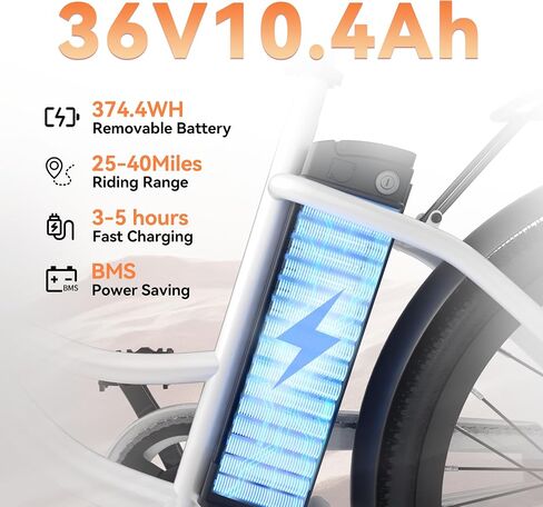 24 بوصة دراجة كهربائية طراد ، دراجة إلكترونية للبالغين ، ebike مع بطارية قابلة للإزالة ، تخطو عبر Ebike للنساء للرجال ، دراجة كهربائية في المدينة مع سلة ، لركاب المدينة in Kuwait