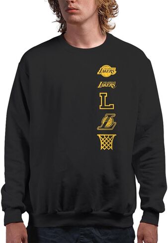 Junk Food x NBA - LC Stacked Logo - Officially Licensed Adult Crew Fleece for Men & Women in Saudi Arabia