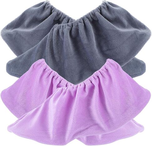 VICASKY Bowling Shoe Covers Women Shoes Womens Tap 2 Pairs Slider Reusable Coversleaning Tool Random Color Covers, Boot Reusable, Non-Slip Protector for Adults Purple in Saudi Arabia