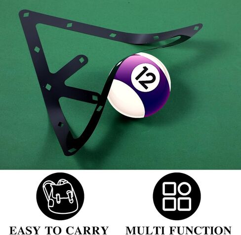 6 Pcs Billiards Ball Rack, 8 9 10 Ball Rack Pool Triangle Billiards Accessories Pool Table Accessories in Saudi Arabia