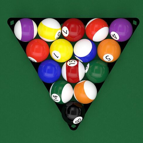 6 Pcs Billiards Ball Rack, 8 9 10 Ball Rack Pool Triangle Billiards Accessories Pool Table Accessories in Saudi Arabia