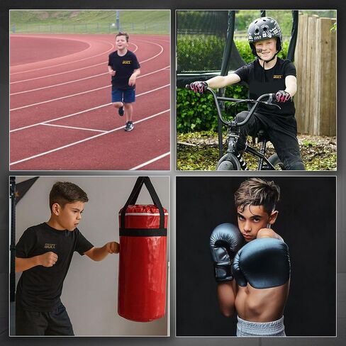 Rash Guards for Boys and Girls, Half Sleeve Compression BJJ Kids and Youth Rash Guard in Saudi Arabia