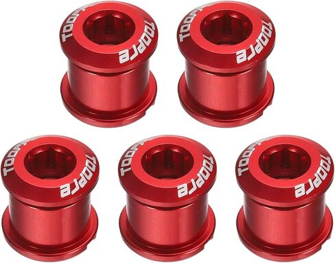 HARFINGTON Double Chain Ring Bolts Aluminum Alloy Bicycle Crankset Nuts Chainwheel Screws for Road Bike Mountain Bike in Saudi Arabia