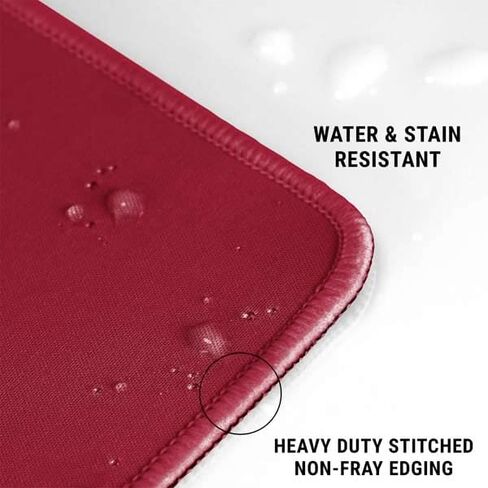 Skinit Small Gaming Mouse Pad - Officially Licensed IU Hoosiers Design with Stitched Edges, Waterproof, Non-Slip Rubber Base, Desk Mat for Keyboard & Mouse, 12.6" x 11" inches in Saudi Arabia