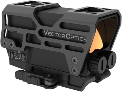 Vector Optics 1x31x26 Extra Large Enclosed Red Dot Sight w/Shroud Protection, Reflex Illuminated 3MOA Red Dot, Quick Detach Mount，Motion Awake, Designed for AR AR15 M4 MSR Platform in Kuwait