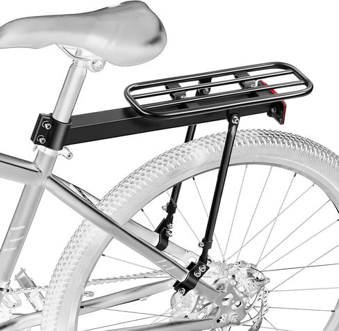 رف الدراجة الخلفي ، رف شحن الدراجات ، سبيكة الألومنيوم ، عاكس كبير الحجم ، تشاك متكامل ممتلئ ، عالمي in Kuwait