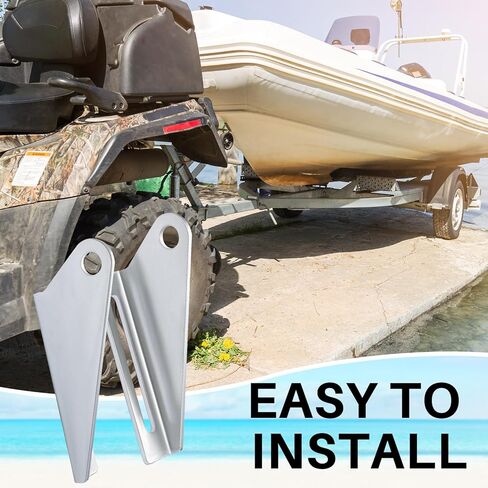 Frienda 2 Pcs Keel Roller Bracket Galvanized Boat Trailer Roller Holder Keel Holder Split Brackets Accessories for Boat Easy Water Launch in Kuwait