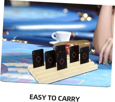 Toyvian 2pcs Portable Card Holder Stand Hands Design for Poker and Dominoes Fit for Game Durable Construction Modern Aesthetic for Family Gatherings in Saudi Arabia