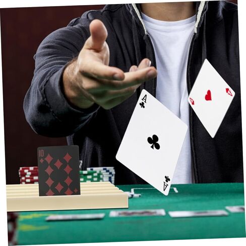 Toyvian 2pcs Portable Card Holder Stand Hands Design for Poker and Dominoes Fit for Game Durable Construction Modern Aesthetic for Family Gatherings in Saudi Arabia