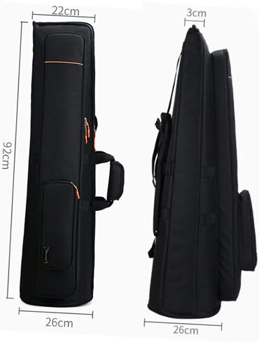 Toyvian Waterproof Oxford Cloth Trombone Bag Adjustable Shoulder Backpack Musical Instrument Storage Holder for Tenor and Alto Trombone in Saudi Arabia