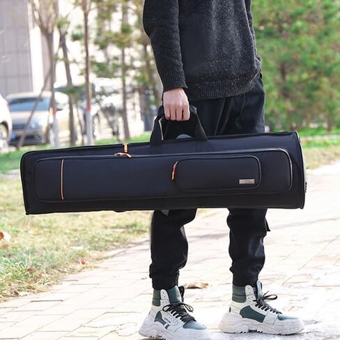 Totority Oxford Cloth Trombone Bag Double Shoulder Design Thickened Protective Musical Instrument Carrying Case for Trombone in Saudi Arabia