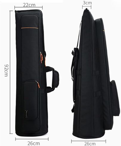 Totority Oxford Cloth Trombone Bag Double Shoulder Design Thickened Protective Musical Instrument Carrying Case for Trombone in Saudi Arabia