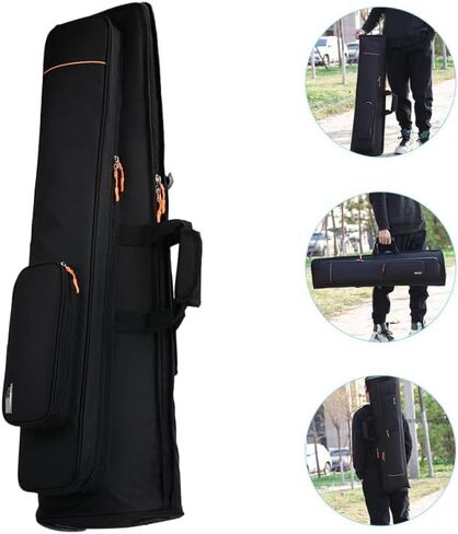 Totority Oxford Cloth Trombone Bag Double Shoulder Design Thickened Protective Musical Instrument Carrying Case for Trombone in Saudi Arabia